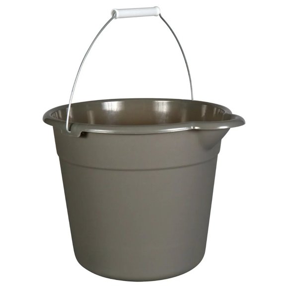 Greenbrier Storage & Organization Plastic Bucket With Handles 9qt